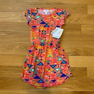 LuLaRoe Girls Mae Dress size 4